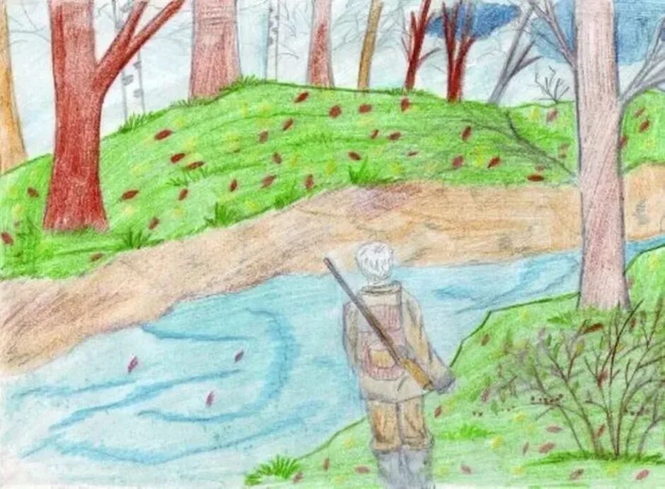 Рисунок к рассказу васюткино озеро карандашом. Иллюстрации к рассказу Васюткино озеро 5 класс иллюстрация. Васюткино озеро рисунки детей. Васюткино озеро. Детские иллюстрации к рассказу Васюткино озеро.