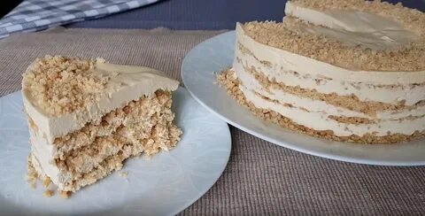 Торт с творожным сыром и сгущенкой