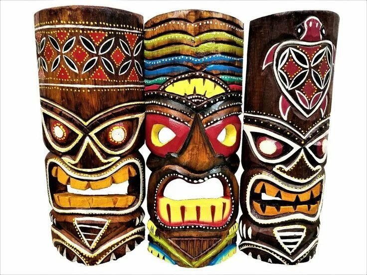 Гавайская маска. Гавайские маски. маска гавайи. маски tiki. тропическая маска.