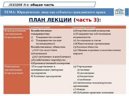 Виды юридических дефиниций