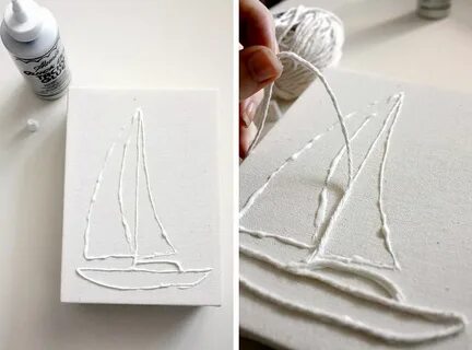 Рисуем клеем пва
