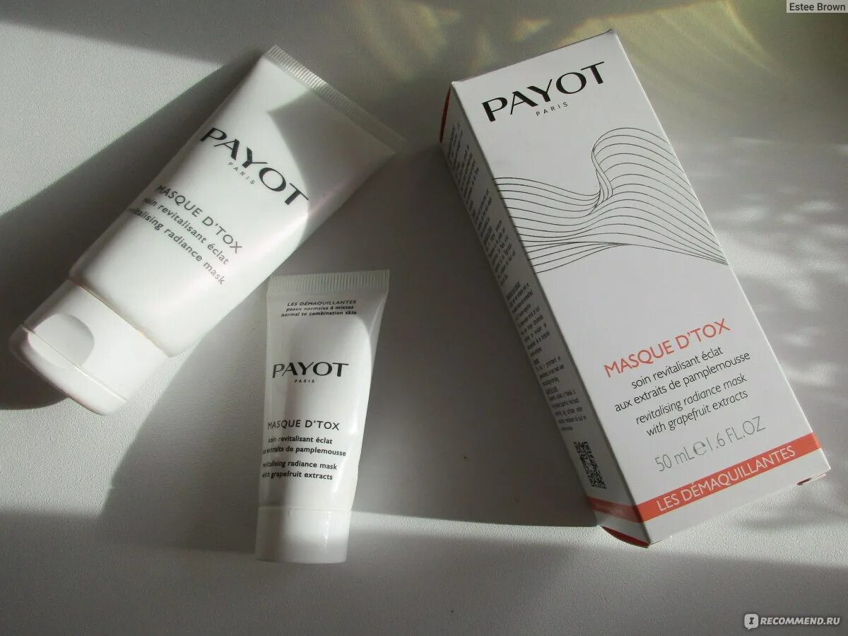 Masque d tox. Payot d’tox.