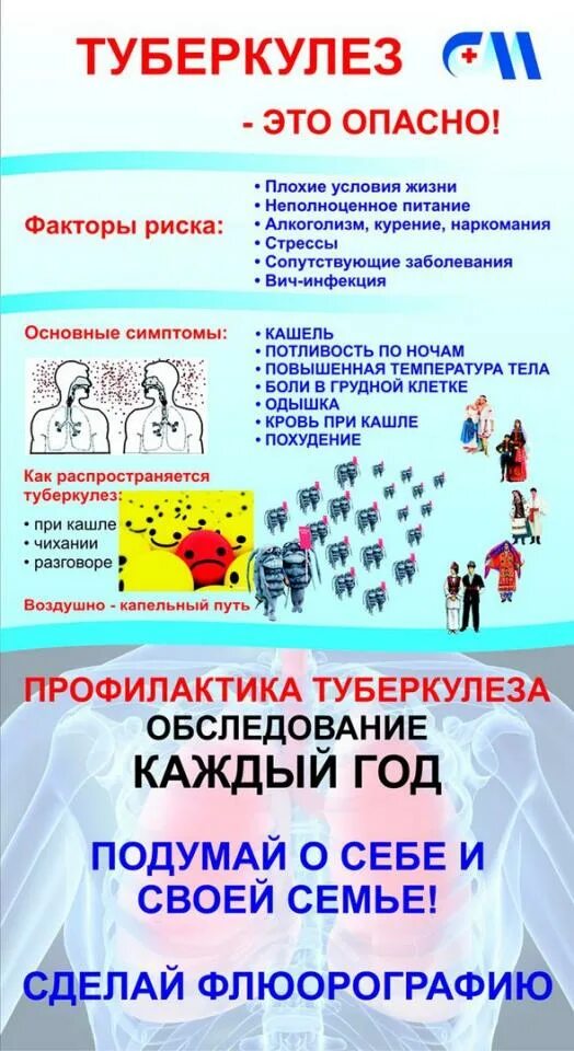 Стенд туберкулез