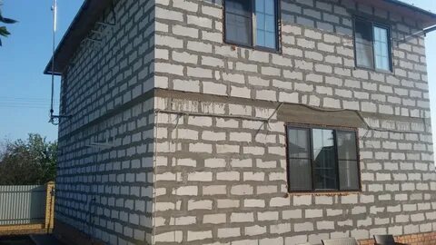 Отделка газобетона сайдингом