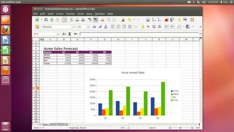 Excel linux