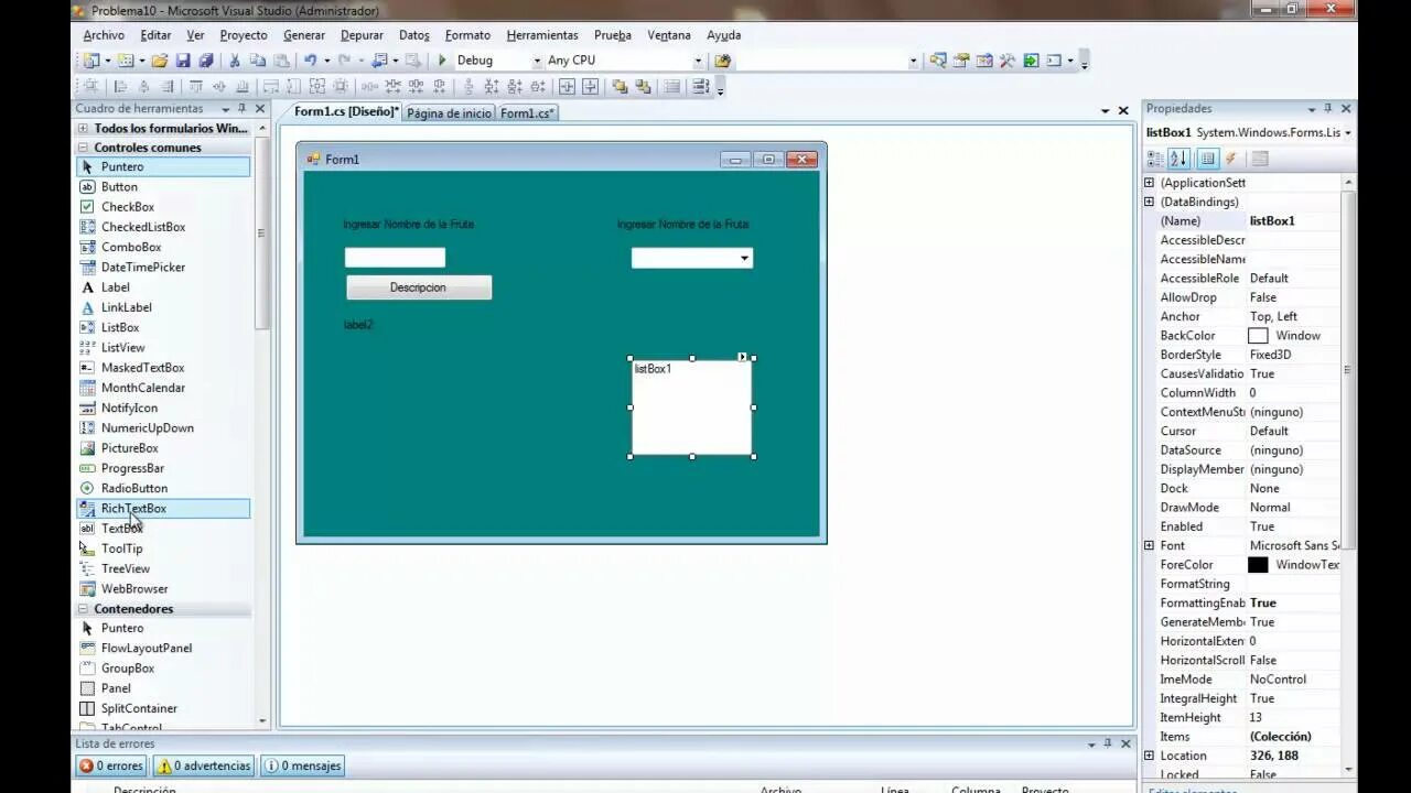 Listbox c windows form. Windows forms. combobox c#. visual studio listbox. windows forms listbox.