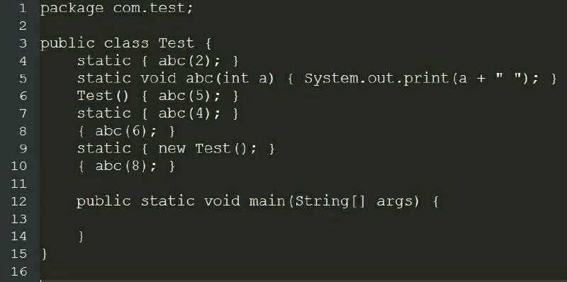 Java test. Java test