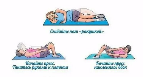 После родов надо лежать на животе