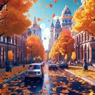 Книга город осень
