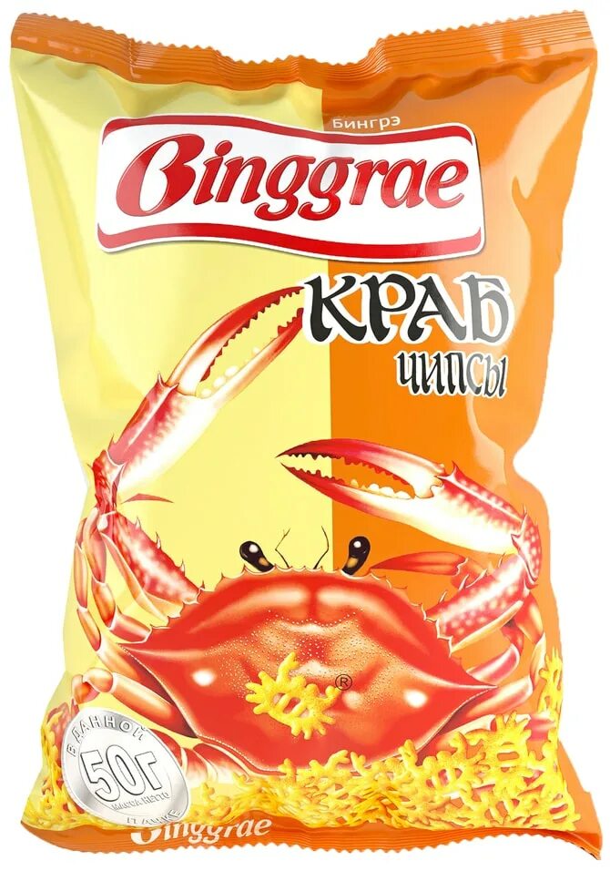 Краб 30. Binggrae чипсы вкус краба 50г. Крабовые чипсы Binggrae, 50 г. Чипсы Binggrae 50г краб чипсы. Бингрэ краб 130гр.