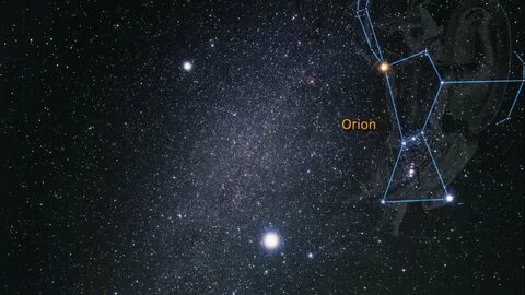 Созвездие ореон на небе