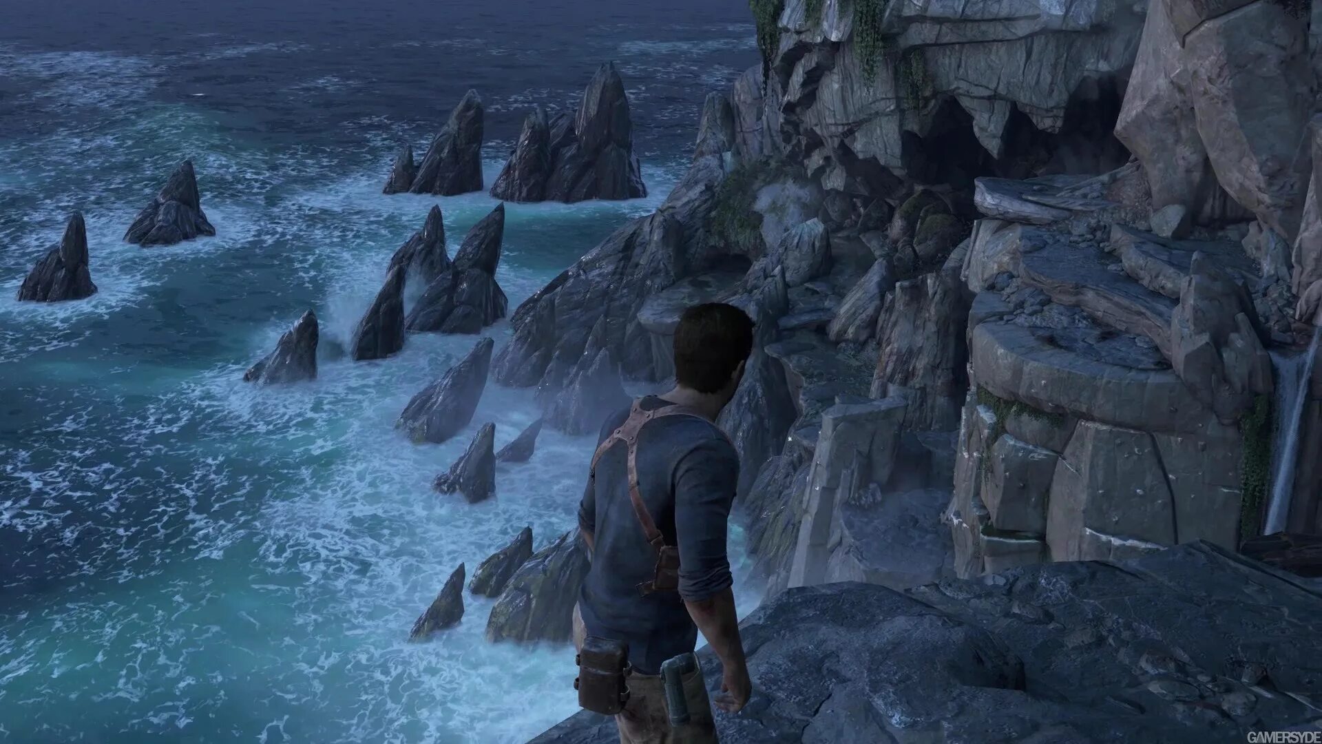 Uncharted 4: a Thief’s end. Uncharted 4 город. Uncharted 4 Level. Uncharted 4 Water. Долгую игру в мире