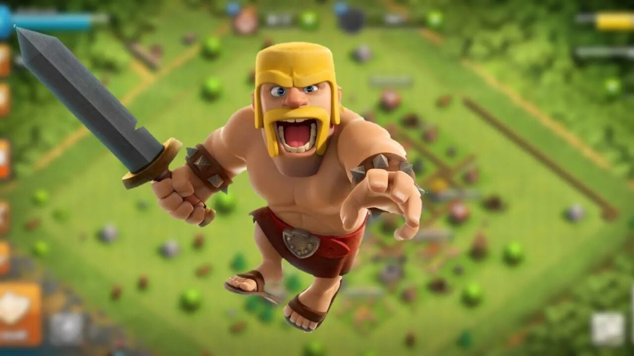 Clash of clans варвары. Варвар клэш оф кланс. Варвар клеш рояль.