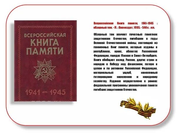 Всероссийская книга памяти 1941-1945. Книга памяти Великой Отечественной войны. Книга памяти ВОВ. Электронная книга памяти. Полный книга памяти