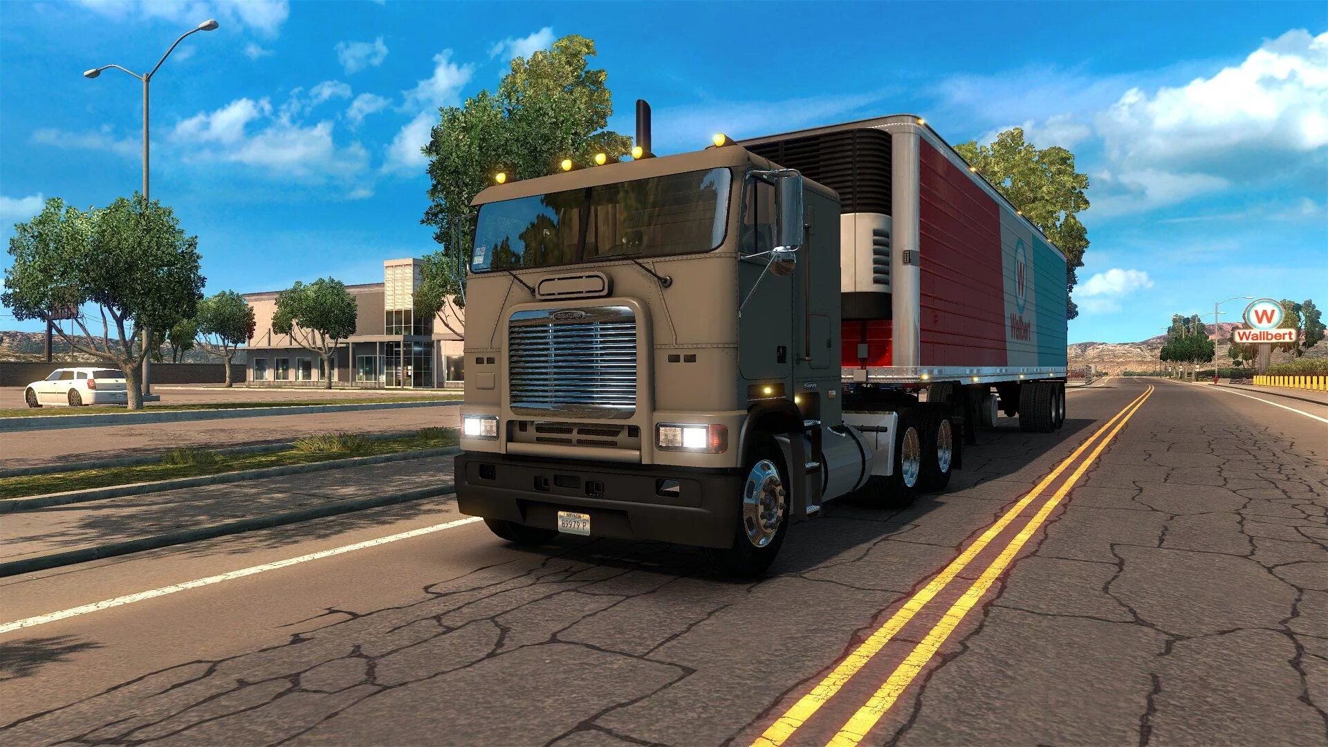 ФЛБ freightliner. Американ Truck Simulator 2. АТС Американ трак симулятор. АТС freightliner FLB. Американский игры машины