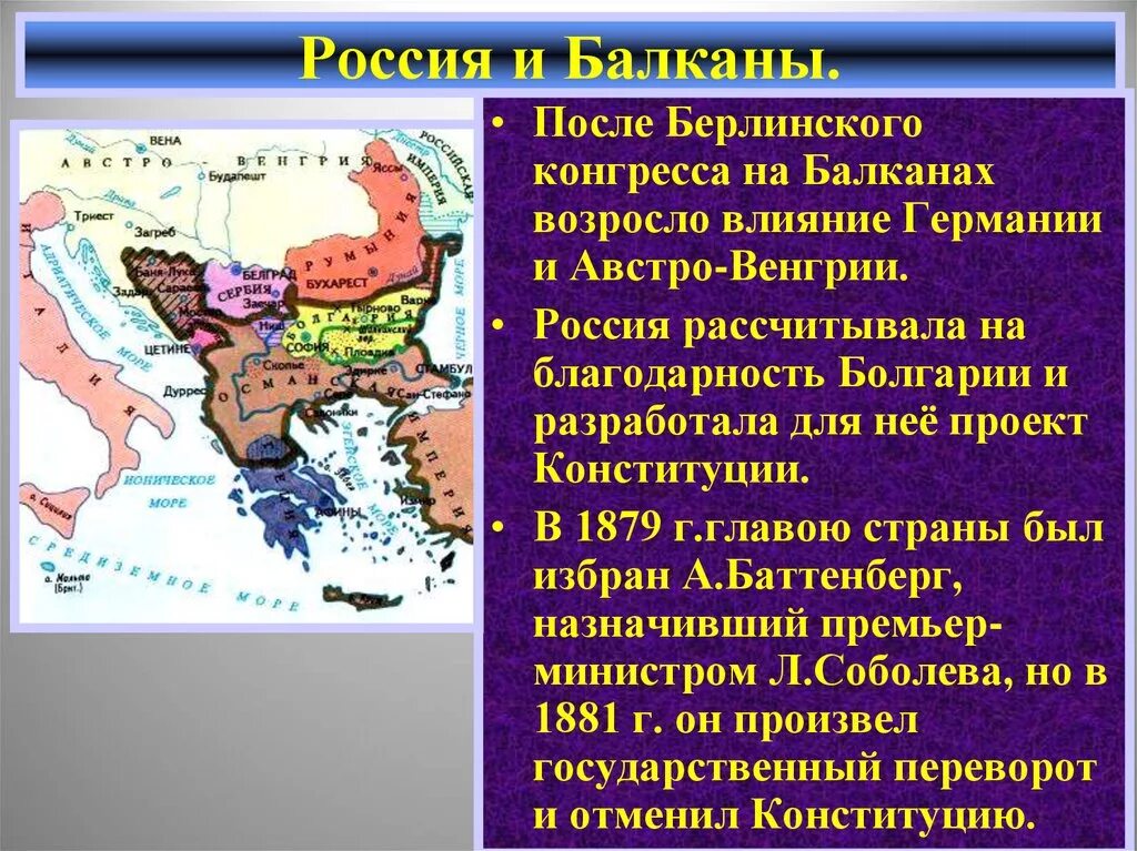 Россия на Балканах. Влияние России на Балканах. Государства Балкан. Влияние на Балканах.