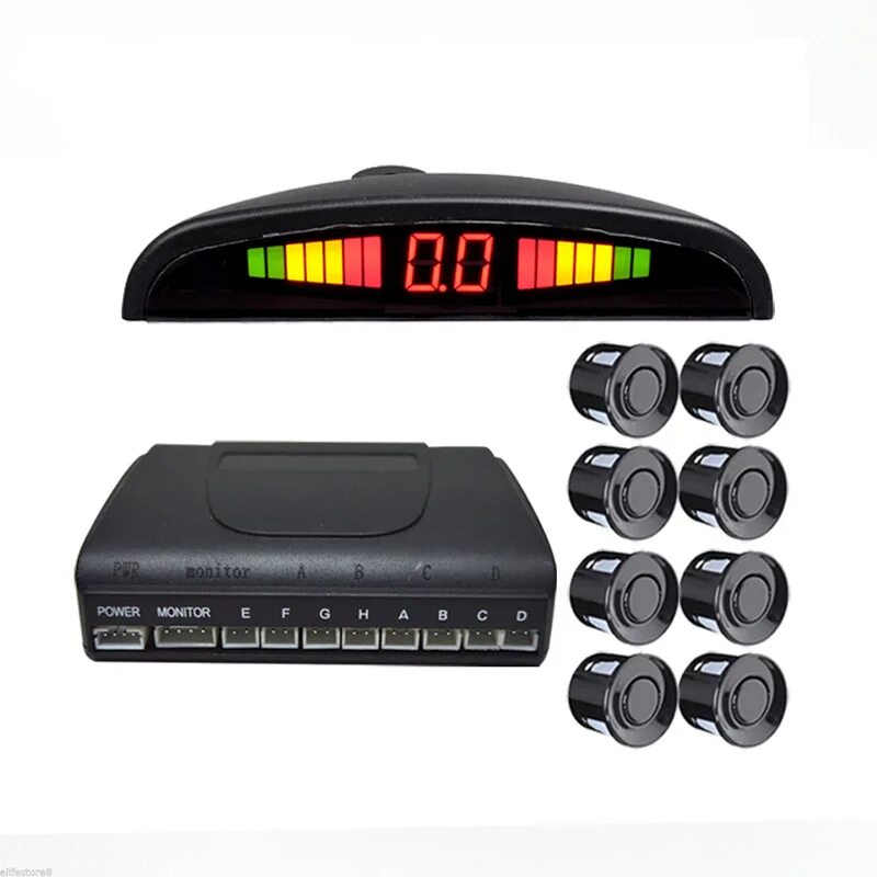 Parkmaster 4-fj-40. автомобильные парктроники. парктроник avs ps-128u. парковочный радар alfa af-164. парктроник паркмастер 8 датчиков.