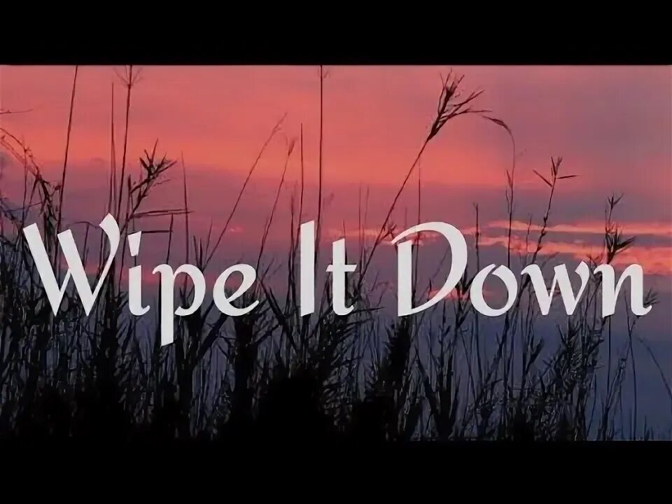 Wipe it down 18. Wipe it down. wipe it down trend.