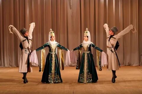 Кабардинский народный массовый танец 4
