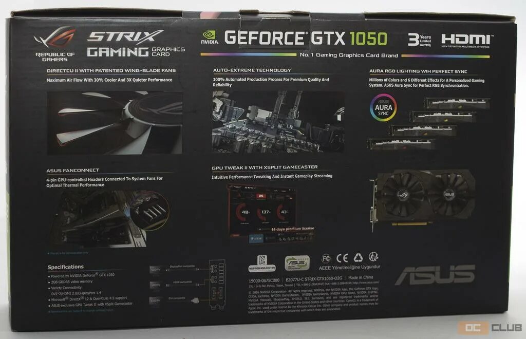 Asus gtx 1050 gaming