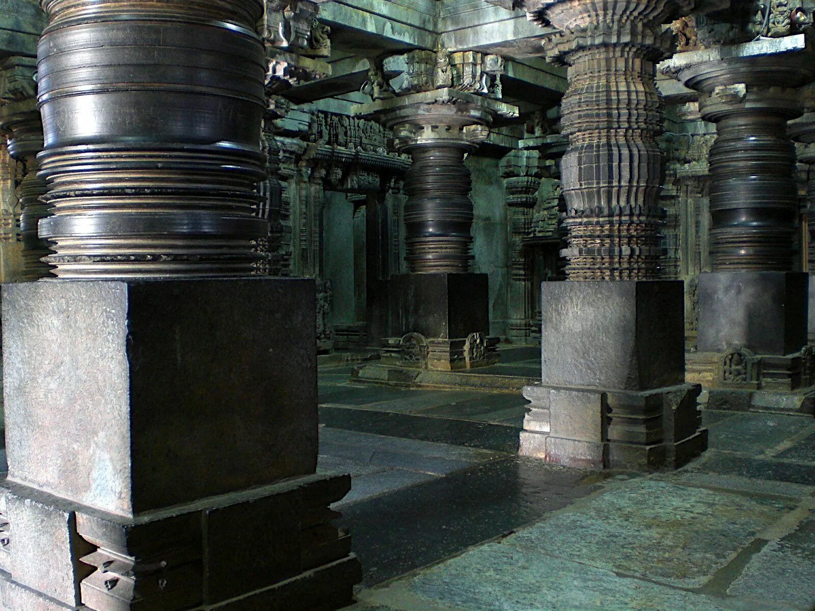 Turned columns
