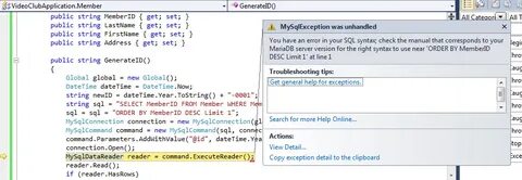 Select syntax