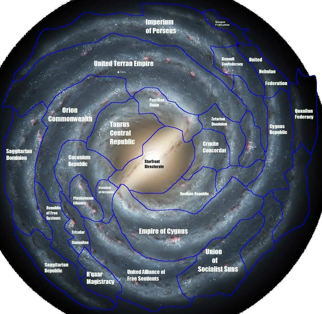Звездная карта Галактики Млечный путь. Подробная карта Галактики Млечный путь. Политическая карта Галактики Млечного пути. Земля на карте Галактики Млечный путь.