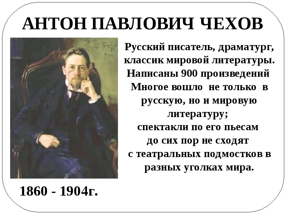 Павлович Чехов Чехов. Презентация про Чехова. Произведения русских писателей читать