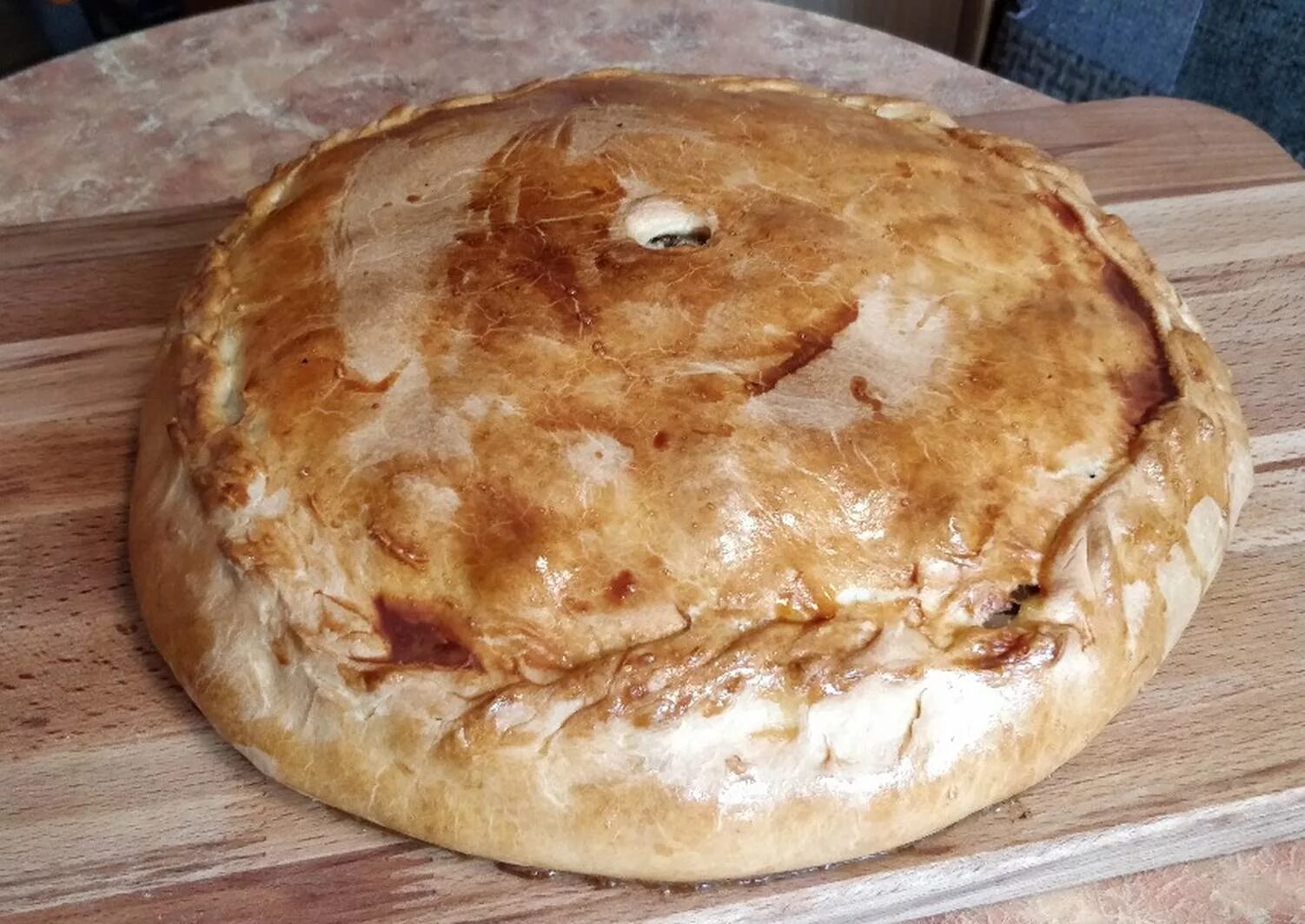 Тесто для курника классический