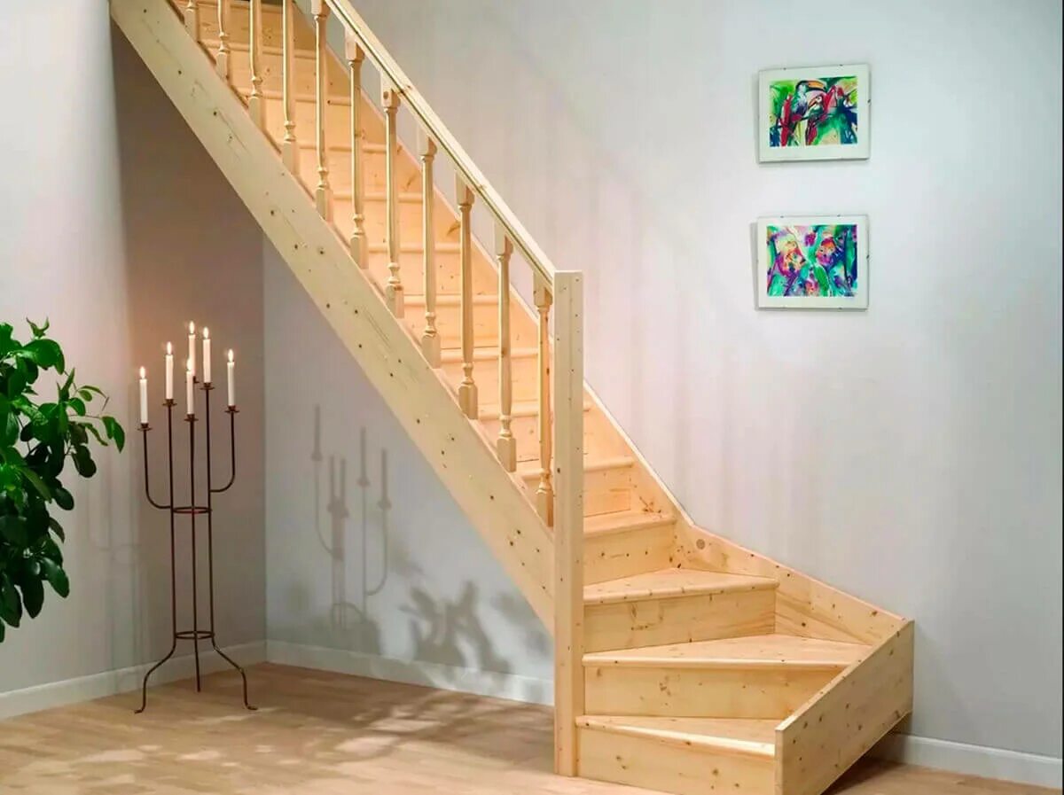 Купить лестницу на второй этаж деревянную готовую. Лестница межэтажная двухмаршевая. Одномаршевая лестница на 2 этаж. Одномаршевая деревянная лестница на второй этаж. Комбинированная межэтажная лестница лес-06.
