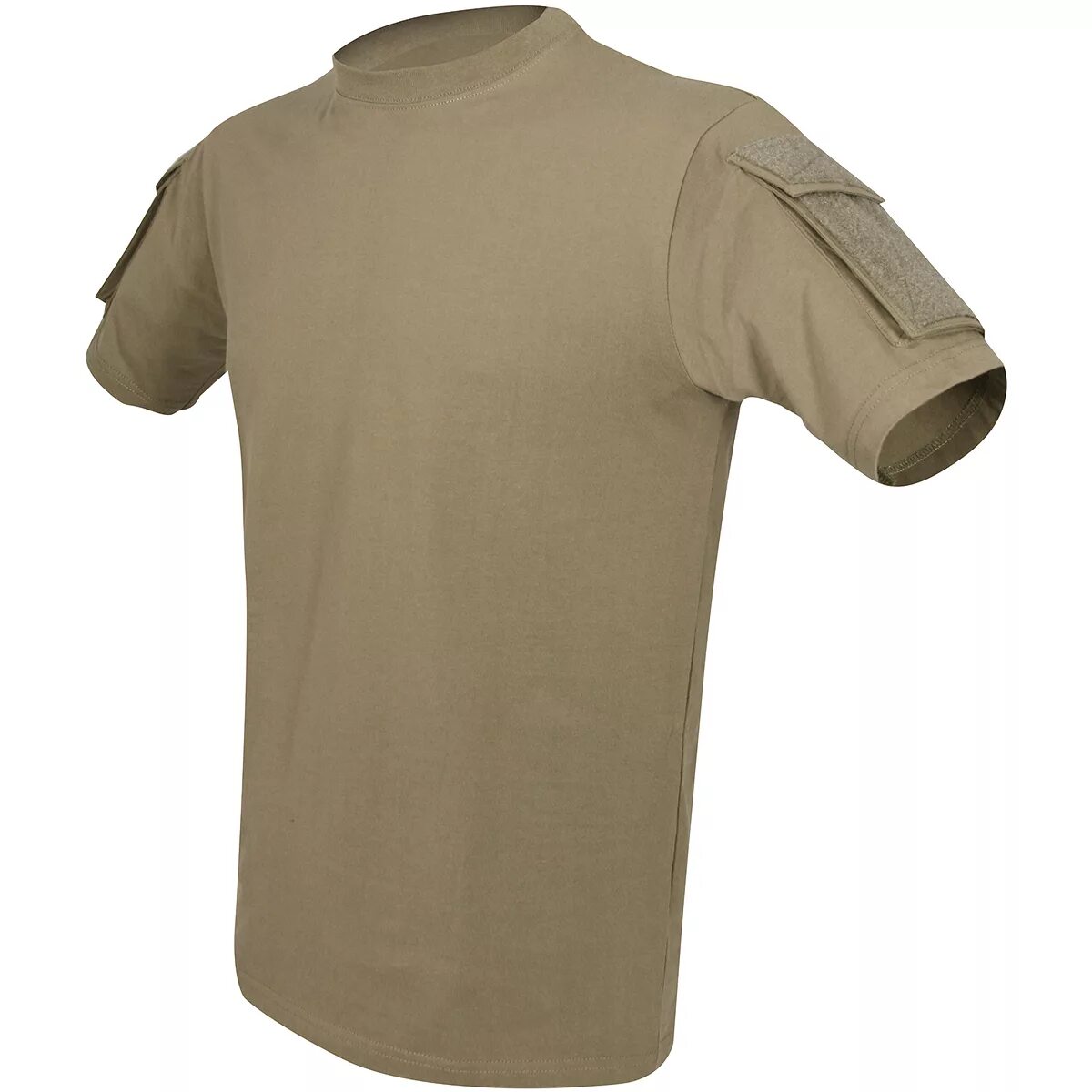 Футболка тактическая Кондор tpstr03 олива. Футболка с карманами на рукавах MFH us t-Shirt, 170g/m?, цвет - Coyote. Тактическая рубашка койот. Тактическая футболка койот.