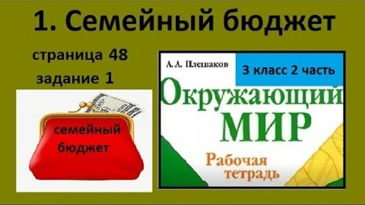 Семейный бюджет 3 класс. Семейный бюджет 3 класс Плешаков. Окружающий мир 3 семейный бюджет. Семейный бюджет ом 3 класс.