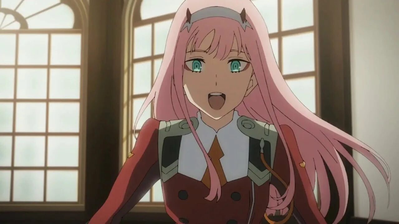 Любимый во франксе 2. Zero two Darling Ohayo Bemax.