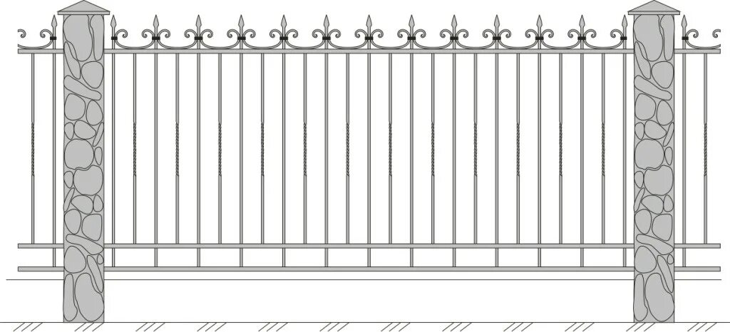 Рисунок ограждения. Эскиз забора. Кованый забор чертеж. Кованые заборные секции. Кованые заборы эскизы.
