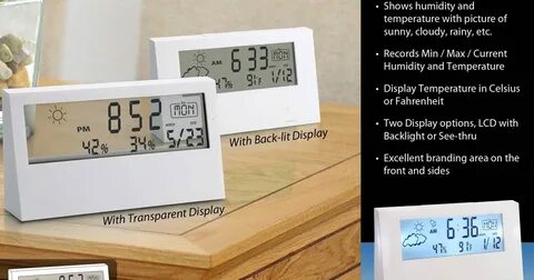 Weather station clocks