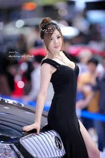 Model mobil Korea Hwang Mi Hee Edisi Koleksi "Auto Show Picture Series...