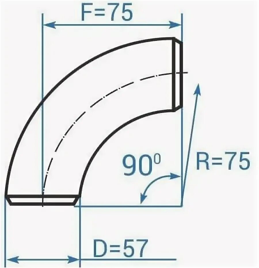 Отвод 57 3. Отвод 57х3 чертеж. Отвод 90 градусов 57мм чертеж. Отвод стальной 90 градусов чертеж. Чертеж сталь отвод 90 гр ду150.