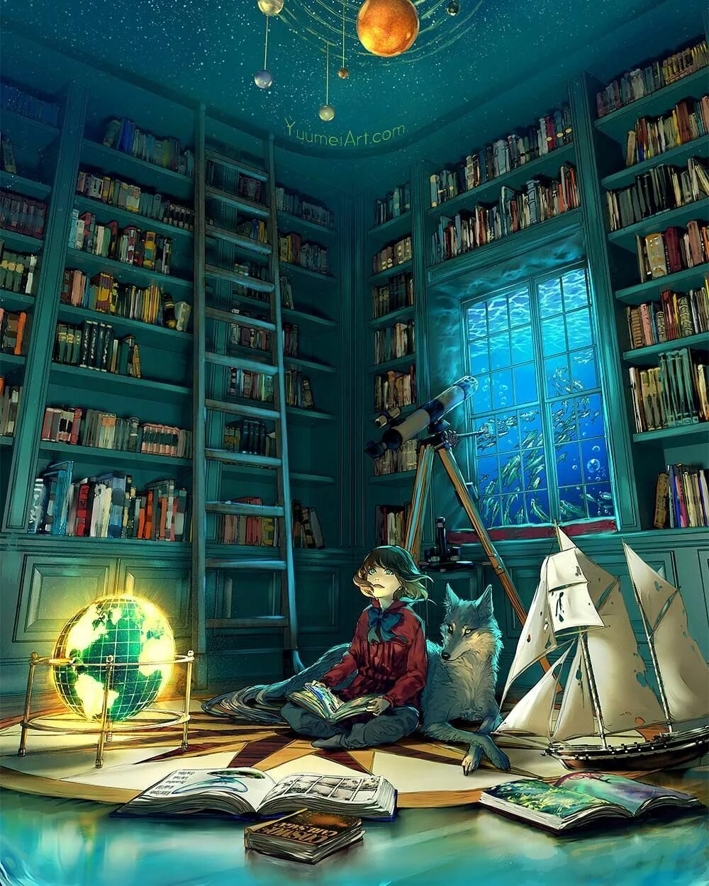 Fantasy world библиотека бесплатная электронная. Волшебная библиотека. Библиотека арт. Библиотека в фэнтези мире. Магическая библиотека рисунок.