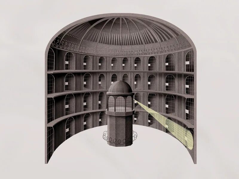 Паноптикум что это такое. Паноптикум тюрьма Иеремии. Иеремия Бентам паноптикум. Паноптикум Фуко. Идеальная тюрьма паноптикум.