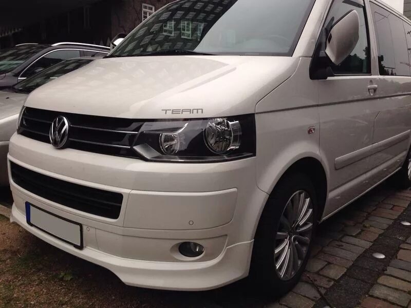 VW t5 обвес. Накладка на бампер VW t5 GP. Обвес на Фольксваген т5 Рестайлинг. VW t5 2003-2009 сплиттер.