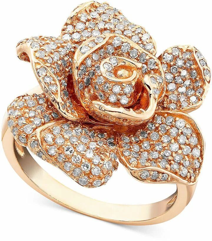 Голд Даймонд ювелирные украшения. Кольцо золотой DG 14k 585. Кольцо цветок Санлайт. Золотые изделия на заказ