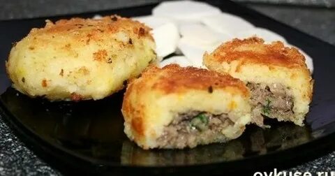 Котлеты с начинкой картошка