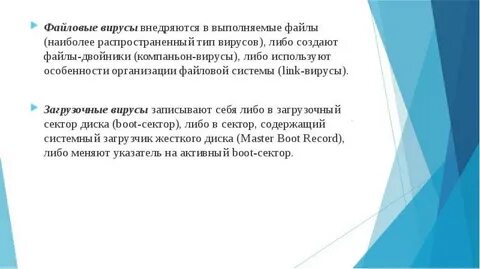 Куда внедряются файловые вирусы