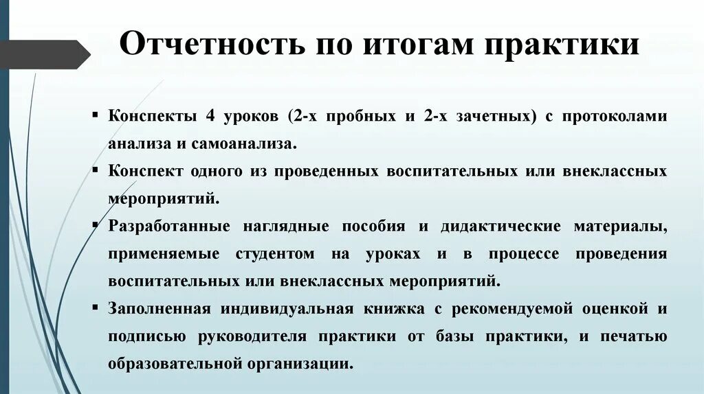 Самоанализ в практике. Самоанализ учебной практики. Самоанализ результатов практики. Подготовка отчета по практике. Методическая практика в школе