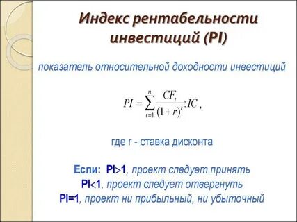 Расчет pi проекта