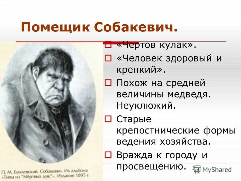 Какой общий замысел мертвые души. Собакевич. Собакевич мертвые души портрет.