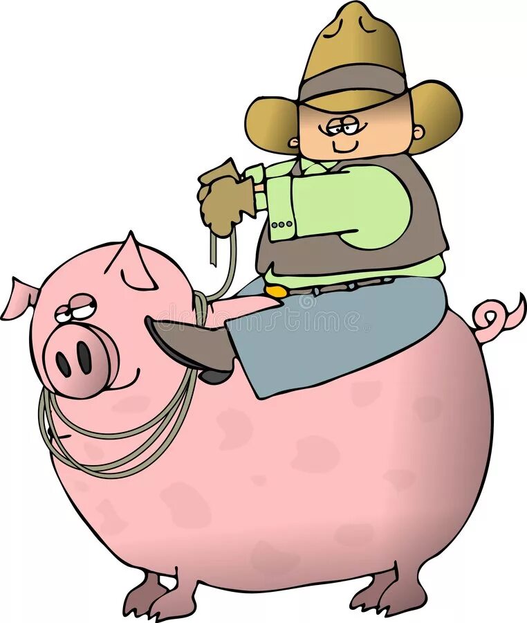 Pig riding
