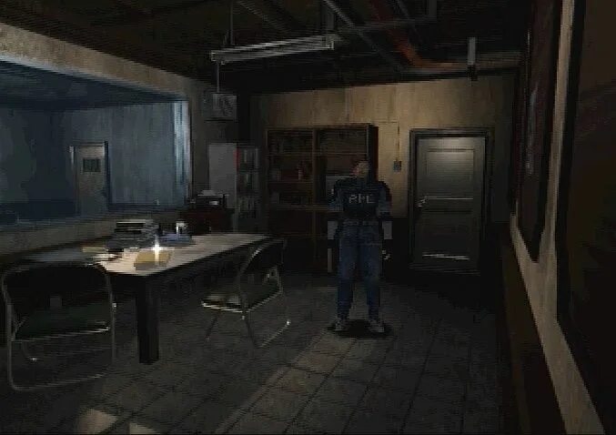 Resident evil 2 remake сохранения. Resident Evil 2 комната допросов. Комната допросов Resident Evil 2 Remake. Комната допроса. Операционная комната Resident Evil 2.