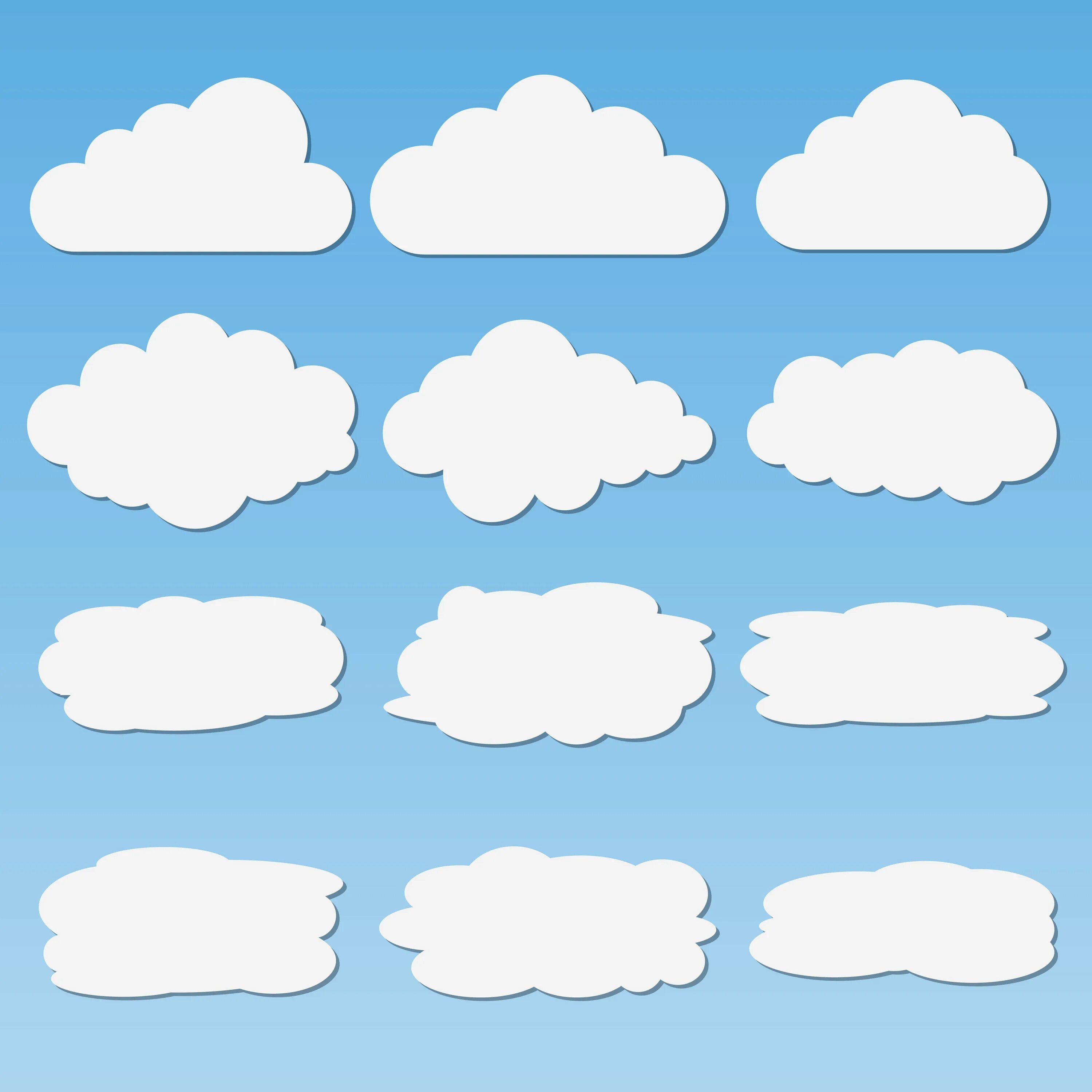 Объемные облака. Макет облака. Объемные облака из бумаги. Облако вектор.