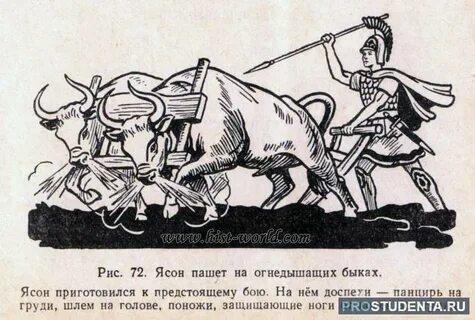 Басня бык с плугом на покой тащился